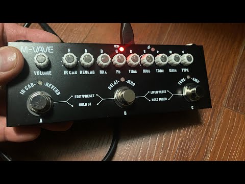Cheapest Pocketsize Multi Guitar Pedal Effects - Cube Baby - M-Vave