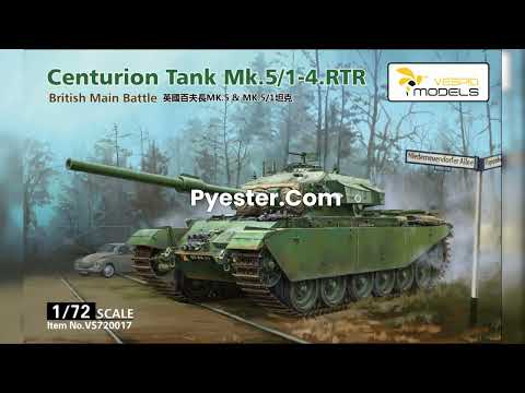 Vespid 1:72 scale Centurion tank Mark five 1-4.RTR                                       MARCH 2024
