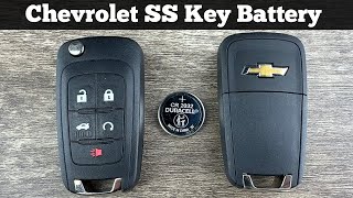 How To Replace CHEVY SS Remote Key Fob Battery 2014 - 2017 Change Replacement Key Batteries DIY