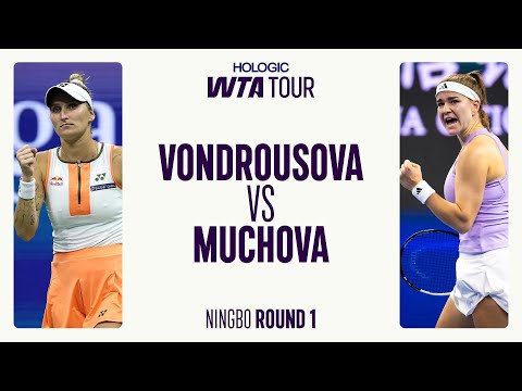 Marketa Vondrousova vs. Karolina Muchova | 2025 Ningbo Round 1 | WTA Match Highlights