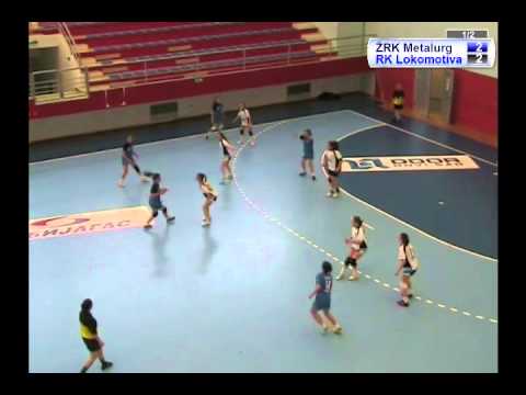 02.05.14.  ŽRK Metalurg - RK Lokomotiva 1 poluvreme