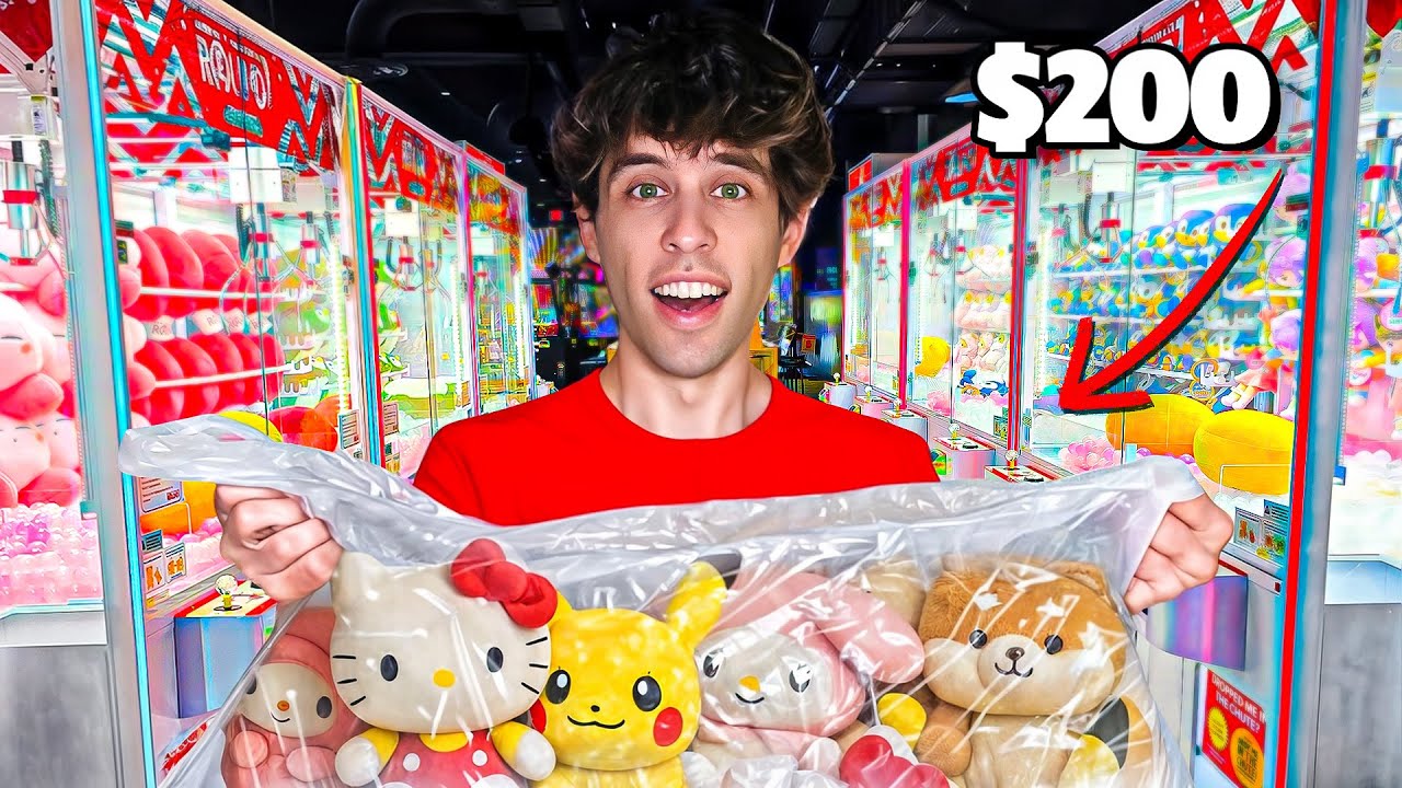 Couldn't Stop WINNING At Japanese Claw Machines! (AMAZING HAUL) | Arcade Matt