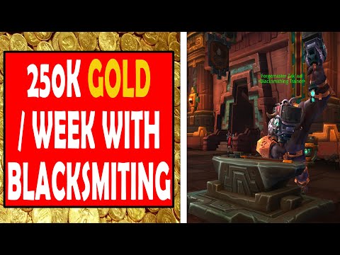 How to Get Rich with Blacksmithing | BFA Blacksmithing Gold Guide