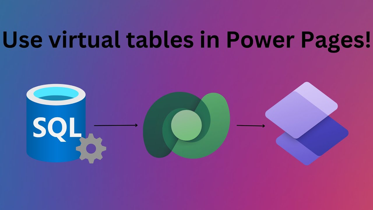 Implementing Dataverse Virtual Tables in Power Pages Sites