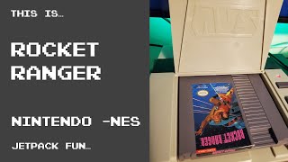 This is Rocket Ranger for the NES