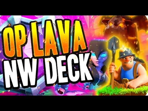BEST LAVA HOUND NIGHT WITCH DECK! STRONGEST LAVA MINER DECK IN THE META!