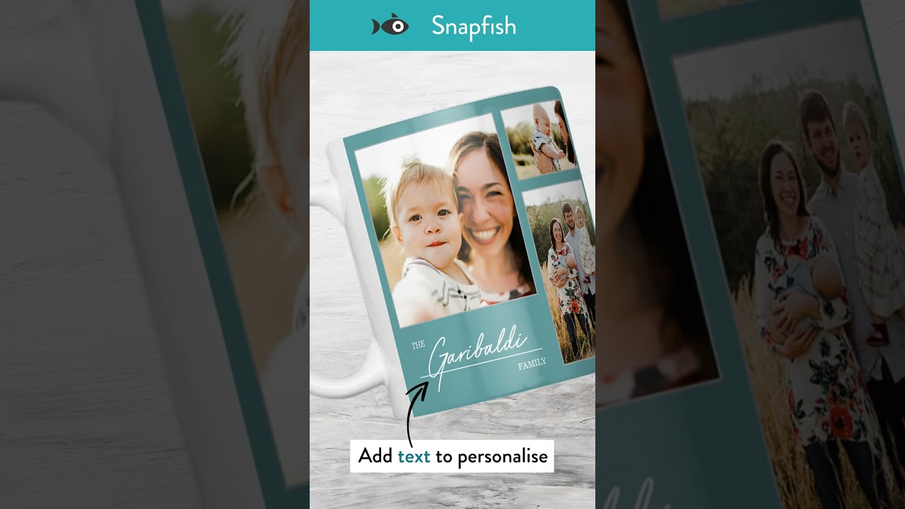 Snapfish offers a range of personalised mugs from £8.99
