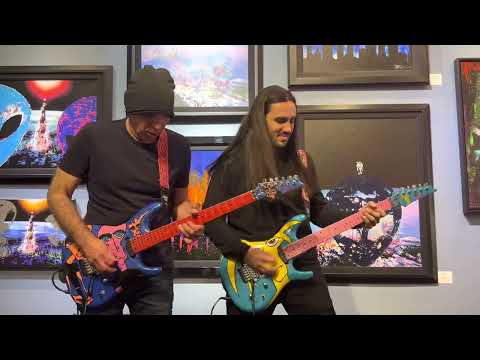 Joe Satriani & Wilmer Lebron - Guitar Jam (Part - 1)