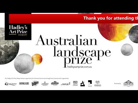 Presenting the winner of the 2021 Hadley's Art Prize, Hobart
