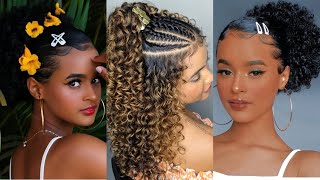 ✨CUTE AND TRENDY BACK TO SCHOOL HAIRSTYLES ✨ 2021 COMPILATION 🦋