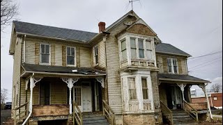 ABANDONED MANSION and 2 Abandoned Houses, Found gravestones of Poe Family