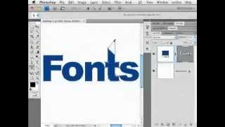 how to modify fonts in photoshop