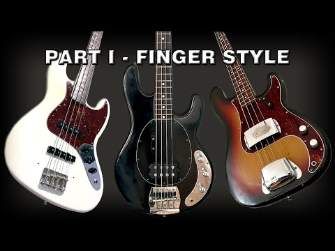 Fender Jazz Bass vs Precision vs Music Man StingRay - Part I - Finger Style