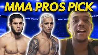 MMA Pros Pick ✅ Islam Makhachev vs. Charles Oliveira - Part 3 👊 UFC 280