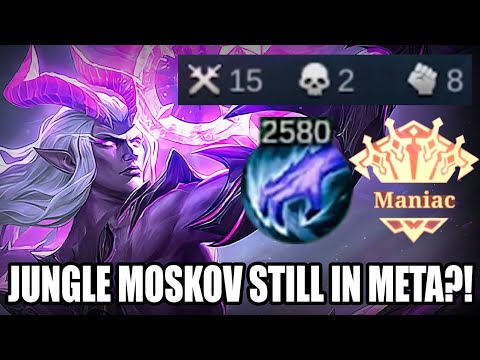 TOP SUPREME MOSKOV! HOW TO PLAY MOSKOV JUNGLER! ENEMY BEGGED FOR MERCY AFTER SEEING MY SUPREME BADGE