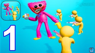 Hyper Strike: Monster Arenas - Gameplay Walkthrough Part 1 Levels 1-8 Huggy Wuggy (iOS,Android)