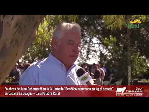 Entrevista a Juan A  Debernardi en la IV Jornada "Genética expresada en Kg al destete"