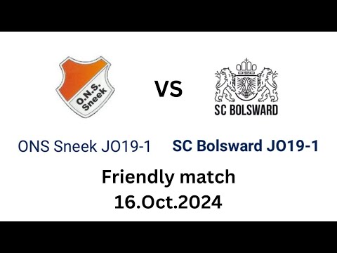 ONS Sneek JO19-1 vs SC Bolsward JO19-1 (friendly match 16.OCT.2024)-Full