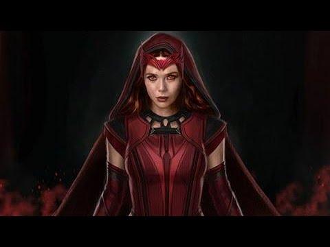 Scarlet Witch WandaVision uniform against Knull stage 5 & stage 9         (CTP of Rage)||