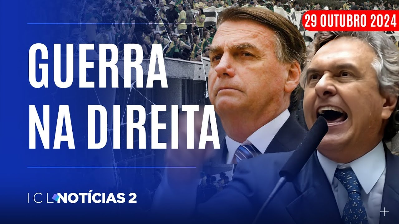 ICL NOTÍCIAS 2 - 29/10/24 - CAIADO ATACA DIRETAMENTE BOLSONARO: “NINGUÉM AGUENTA MAIS”