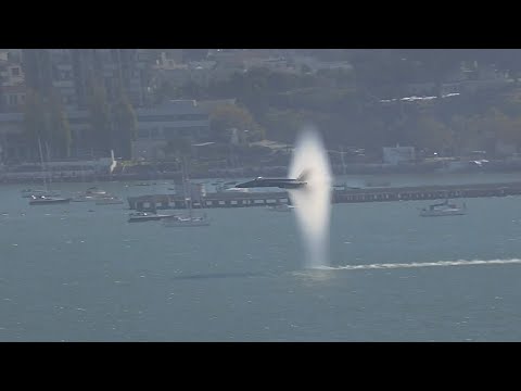Blue Angels Sneak Pass San Francisco Fleet Week 2024