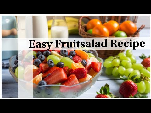 How to make Delicious mixed fruit saled (Group work)