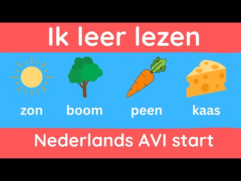 Ik leer lezen! Eerste Nederlandse woorden voor kinderen - groep 3 * Dutch Vocabulary