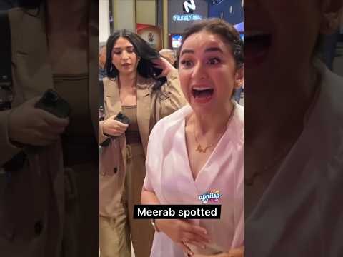 Yumna Zaidi arriving at the premiere of film Babylicious in Karachi right now ✨