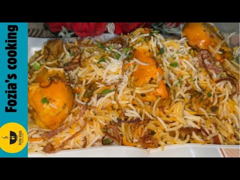 Royal Raseeli Biryani | Rich & Delicious Ramadan special Recipe By Fozia’s Cooking 