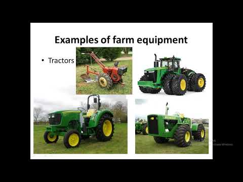 Farm Equipment Lecture 1 Types of tillage and implements used