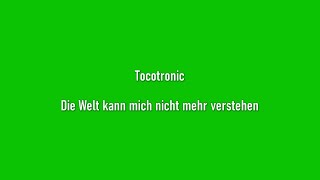 Tocotronic - Die Welt kann mich nicht mehr verstehen (karaoke)