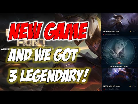 Opening 30 Orbs Space Groove & won 3 Legendary Skins! League of Legends New Game .