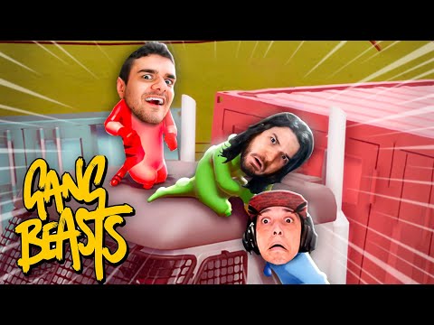 THREE DONKEYS GETTING A BEATING BY THE BEASTS GANG - with Jazzghost and Spok Funny Gameplays