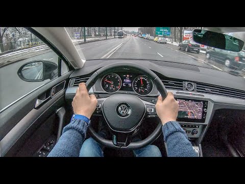 Volkswagen Passat B8 (1.4 TSI  150 hp) | 4K POV Test Drive #136 Joe Black