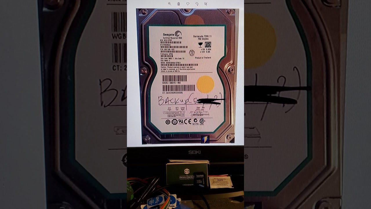 How to test an unresponsive Seagate Hard Drive? Check SMART values 1st.