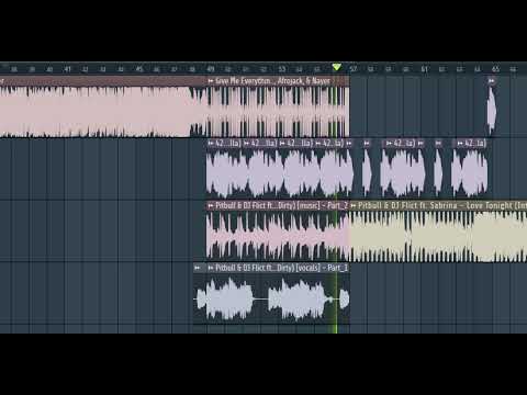 Pitbull x Sabrina x Neyo - Give Me Love Tonight Funk Wordplay Dirty 129Bpm