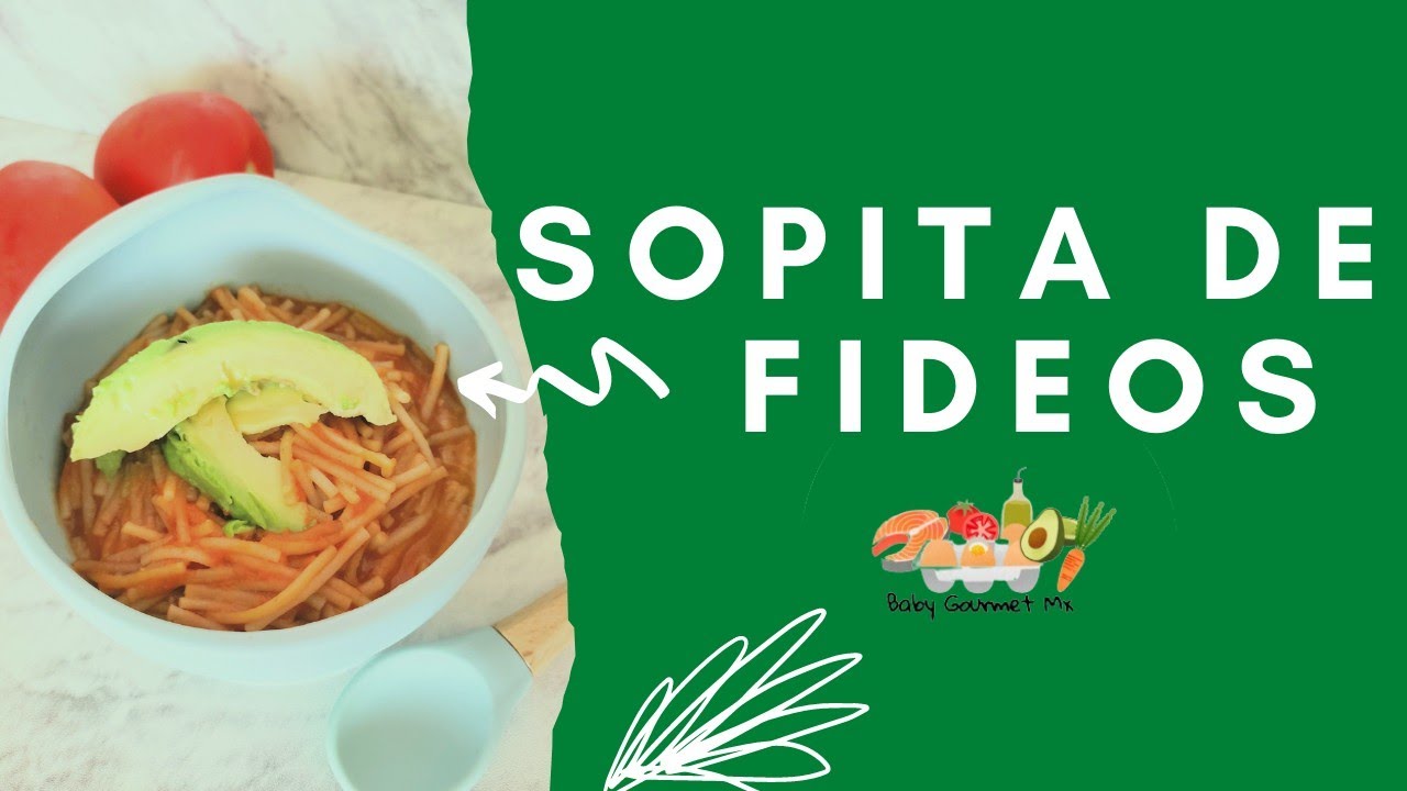 SOPA DE FIDEOS RECETA FÁCIL
