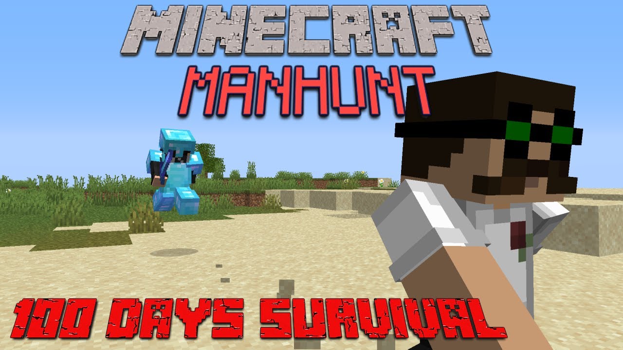 I Tried Surviving 100 days in Minecraft...whilst being hunted and here is what happened