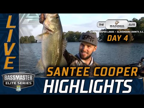 Day 4 Highlights (2020 Bassmaster Elite at Santee Cooper)