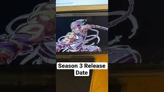 Demon Slayer Season 3 Release Date