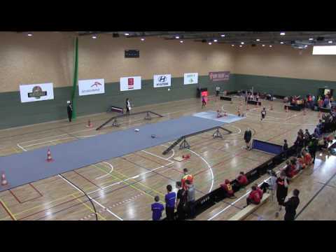 Těrlicko Hradiště 2 a Staré Heřmínovy A MH starší 1 p  štafeta 4 x 60 m Raškovice 11 2 2017