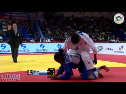 Judo World Masters Tyumen 2013: Edwige GWEND (ITA) - Anicka VAN EMDEN (NED) Bronze [-63kg]