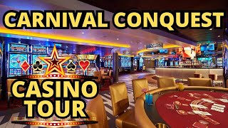 Carnival Conquest Casino Tour 🎰