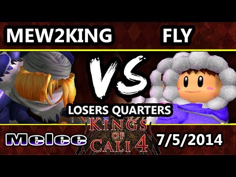 Kings of Cali 4 - Mew2King (Sheik, Peach) Vs. Fly Amanita (Ice Climbers, Sheik) - Losers Quarters