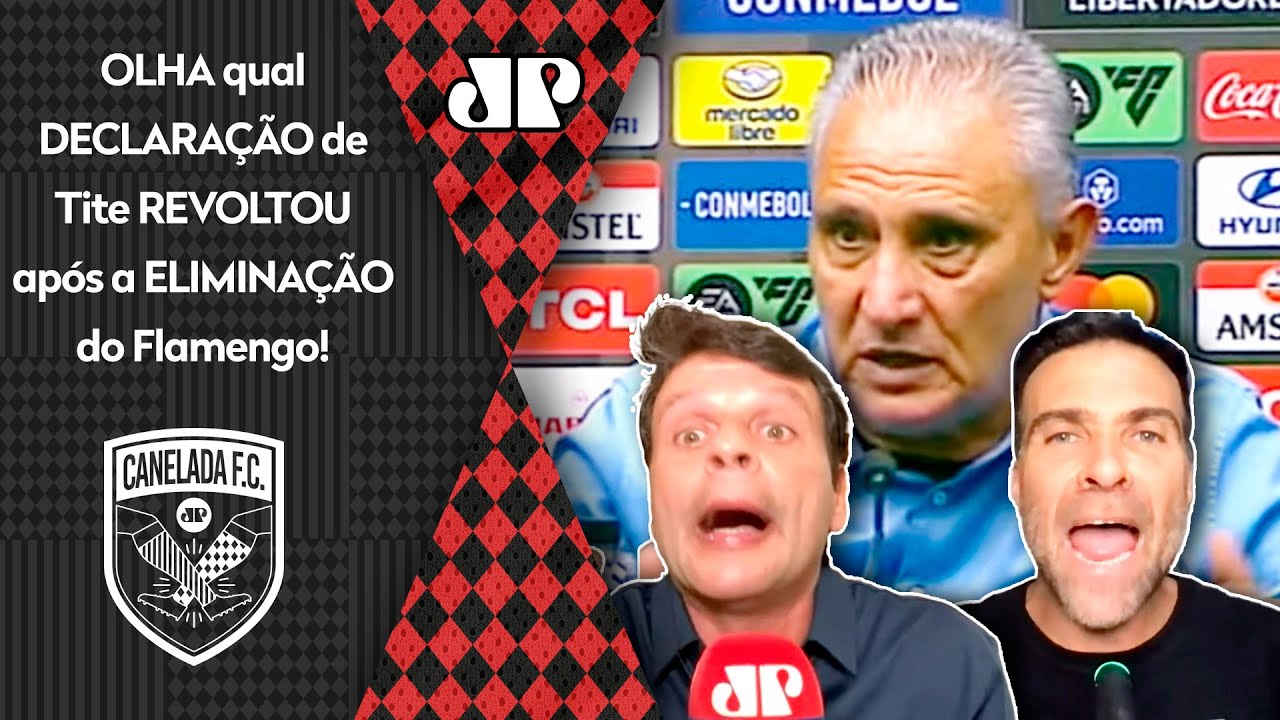 "ISSO É SURREAL! OLHA o que o Tite FOI CAPAZ de FALAR na COLETIVA, cara!" | ELIMINAÇÃO DO FLAMENGO!
