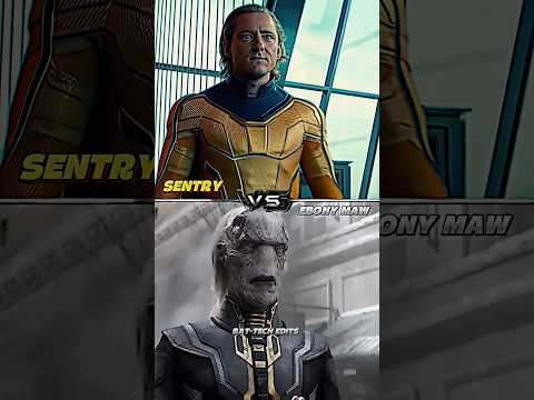 SENTRY VS EBONY MAW #marvel #marvelstudios #mcu #sentry #shorts #ytshorts #vs #1vs1 #yt