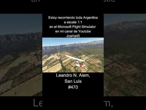 Comenten por donde quieren que pase 🇦🇷 #leandronalem #sanluis #argentina #microsoftflightsimulator