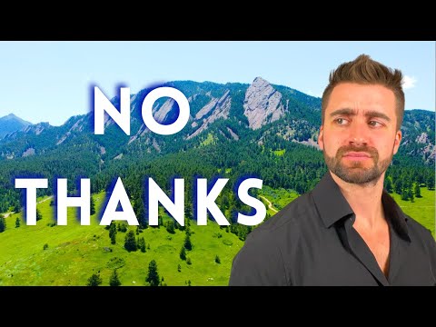 Why Living in Boulder Colorado is Overrated