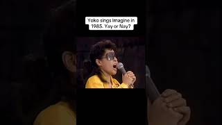 Yoko Ono Performing  "Imagine" (7/15/1986) #yokoono #johnlennon