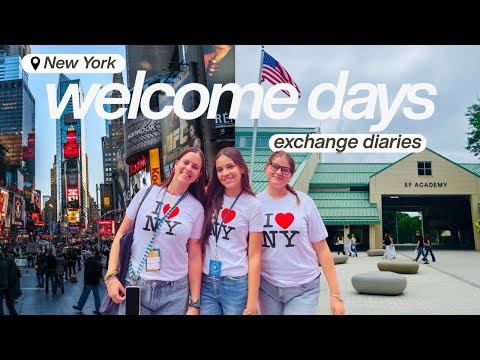 New York Welcome Days with EF 🗽🍎🇺🇸 | EXCHANGE DIARIES EP. 1